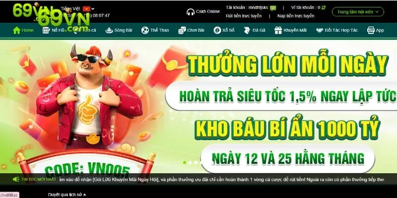 Những lưu ý khi rút tiền 69VN qua ngân hàng